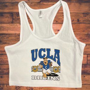 UCLA Bruins Tank Top, Womens Crop Top Tank Shirt